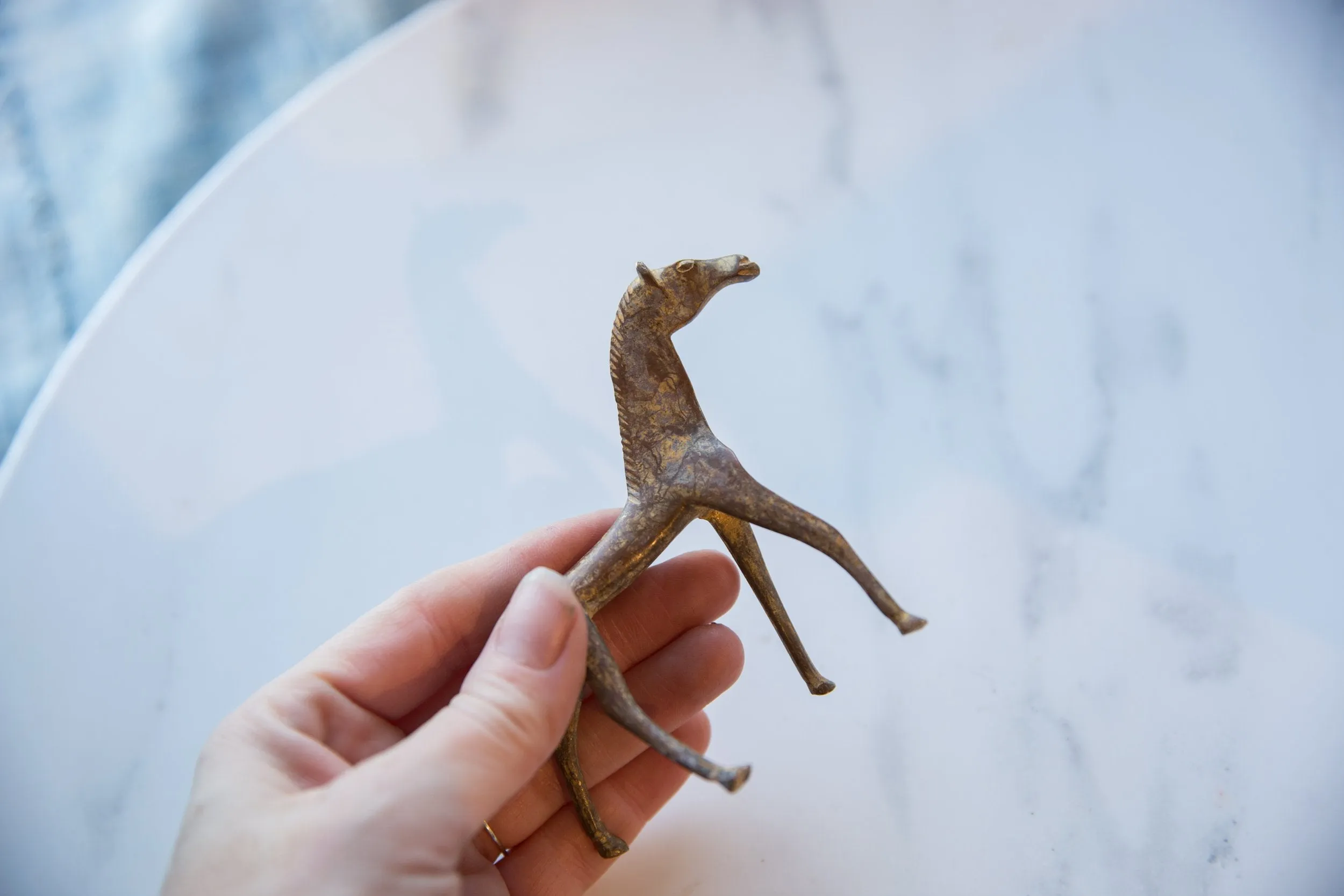 Vintage African Copper Alloy Horse