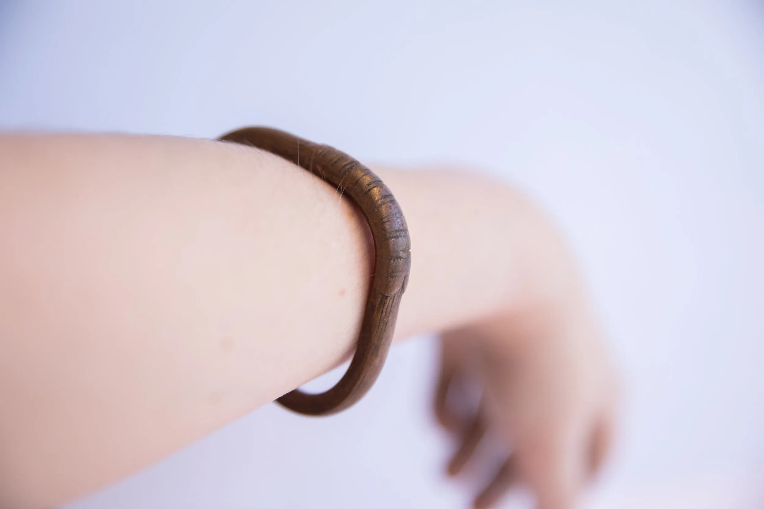 Vintage African Copper Cuff Bracelet