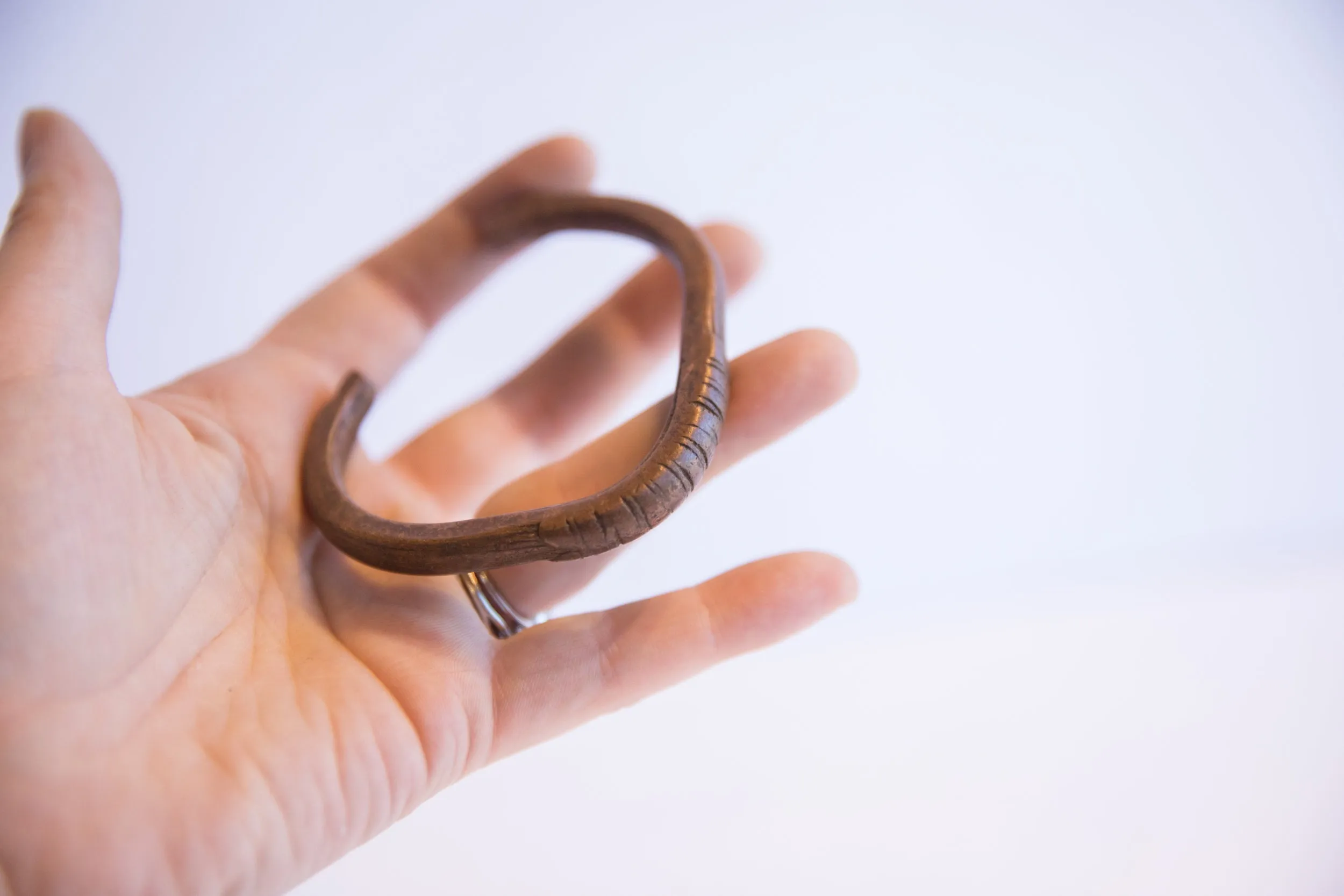 Vintage African Copper Cuff Bracelet