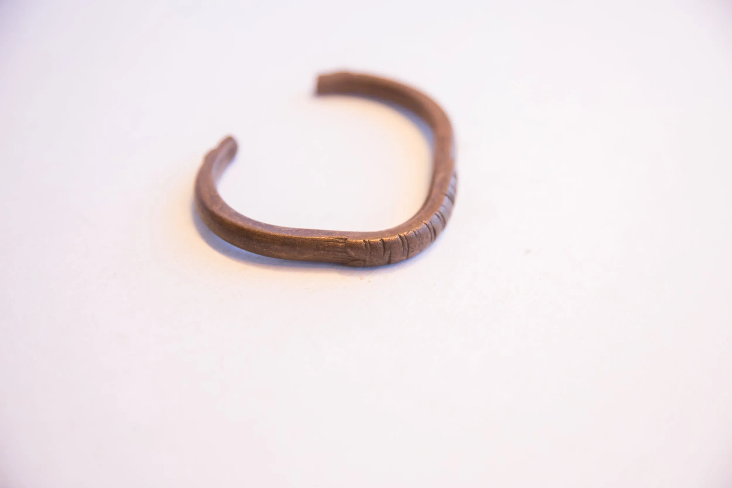 Vintage African Copper Cuff Bracelet