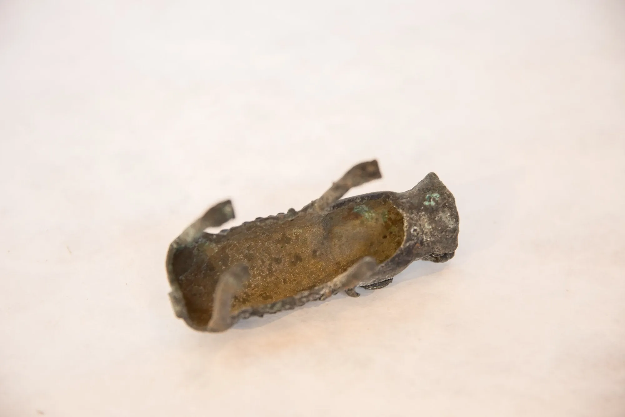 Vintage African Dark Oxidized Copper Boar