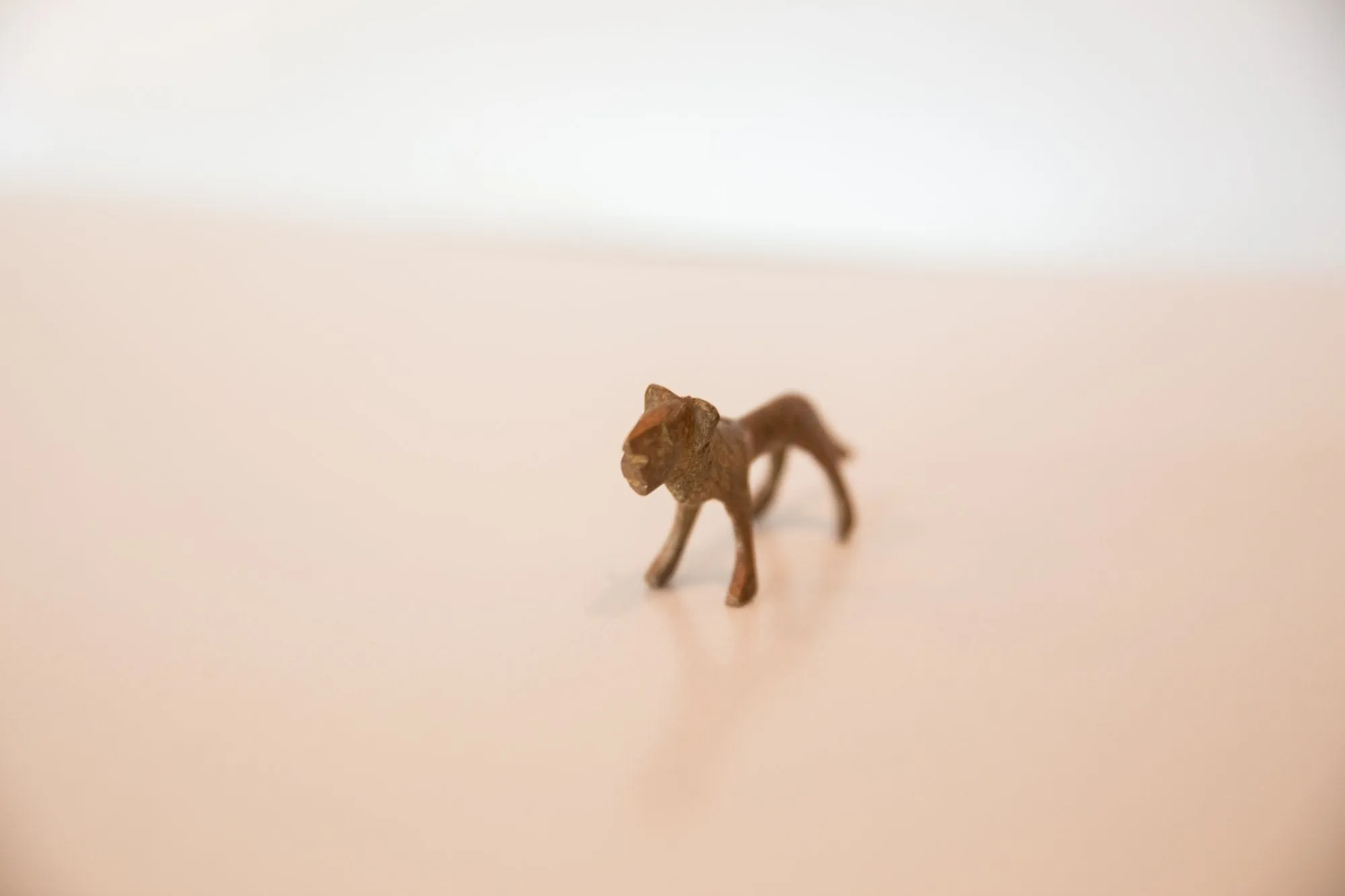 Vintage African Mini Copper Lion