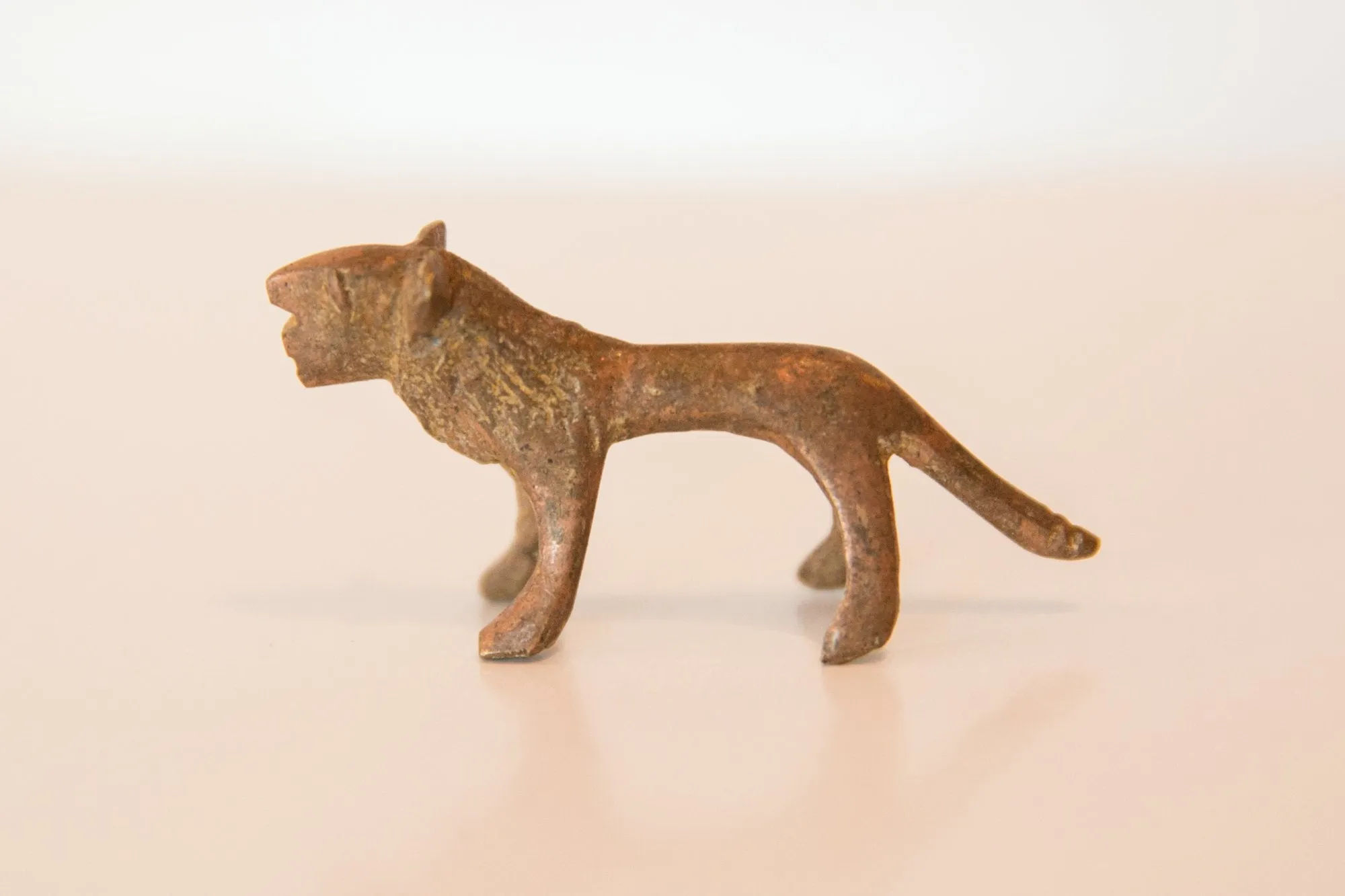 Vintage African Mini Copper Lion