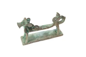 Vintage African Oxidized Copper Dragon