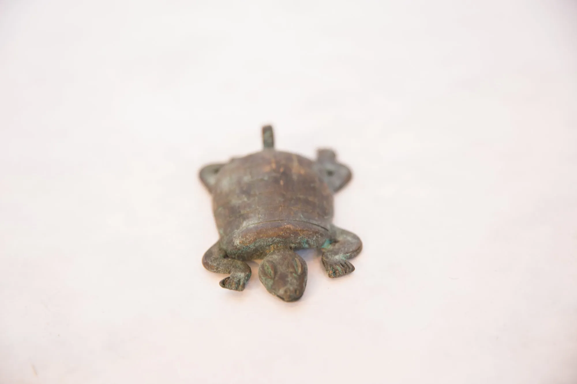 Vintage African Oxidized Copper Turtle