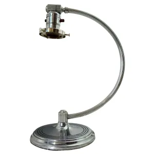 Vintage American Chase Art Deco Chrome One-Light Table Lamp