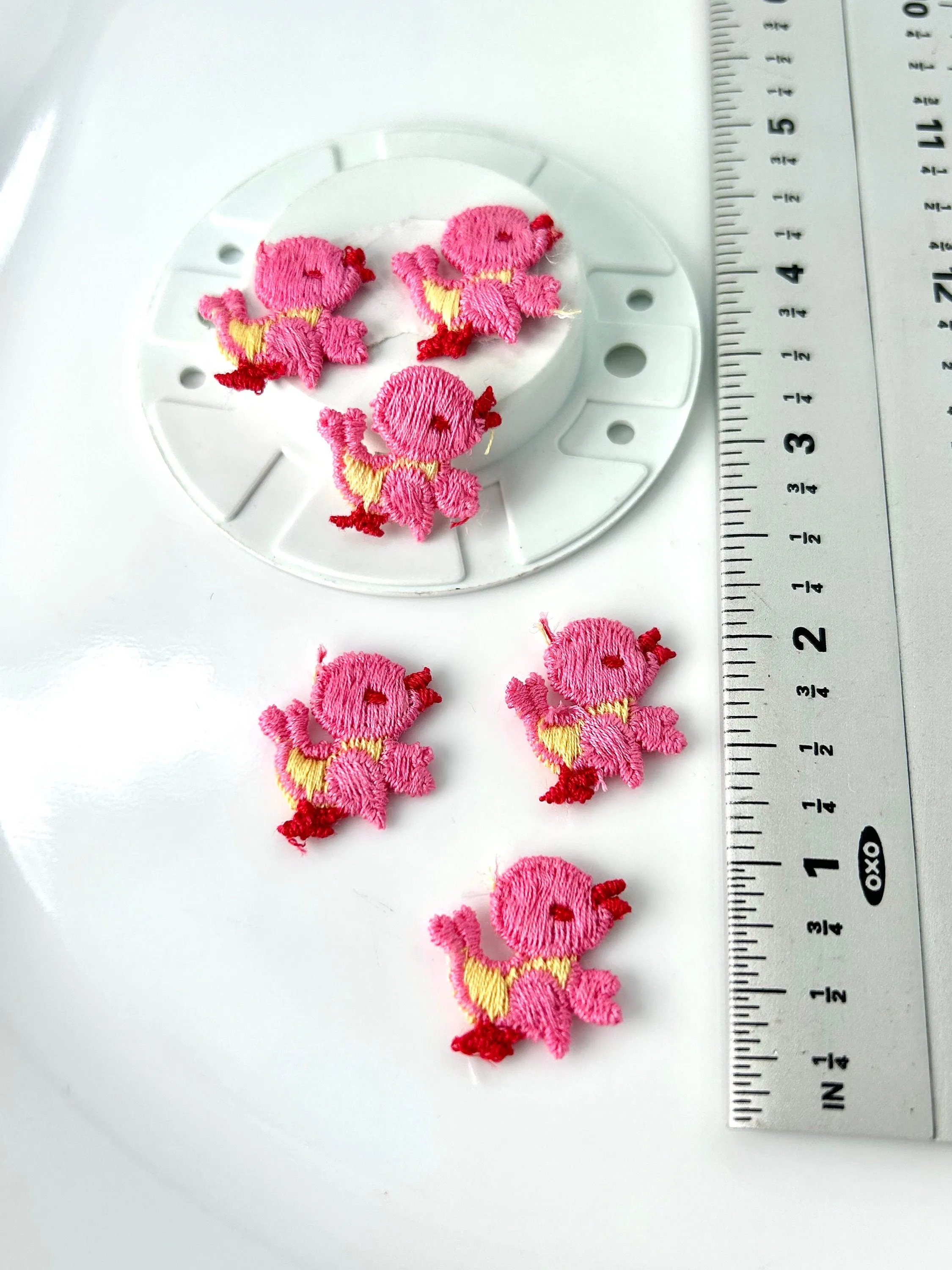Vintage chicks and birds Appliqués Collection brown lime pink red yellow wholesale embroidered appliques patches #53