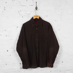 Vintage Corduroy Shirt - Brown - XL