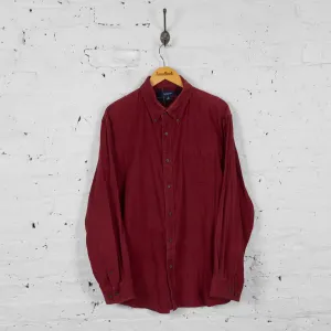 Vintage Corduroy Shirt - Red - XL