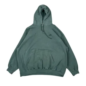Vintage Nike Pocket Swoosh Green Hoodie - XXL