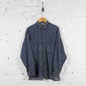 Vintage Pattern Shirt - Blue - XL