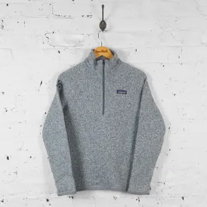 Vintage Women's _Patagonia 1/4 Zip Fleece  - Grey - M
