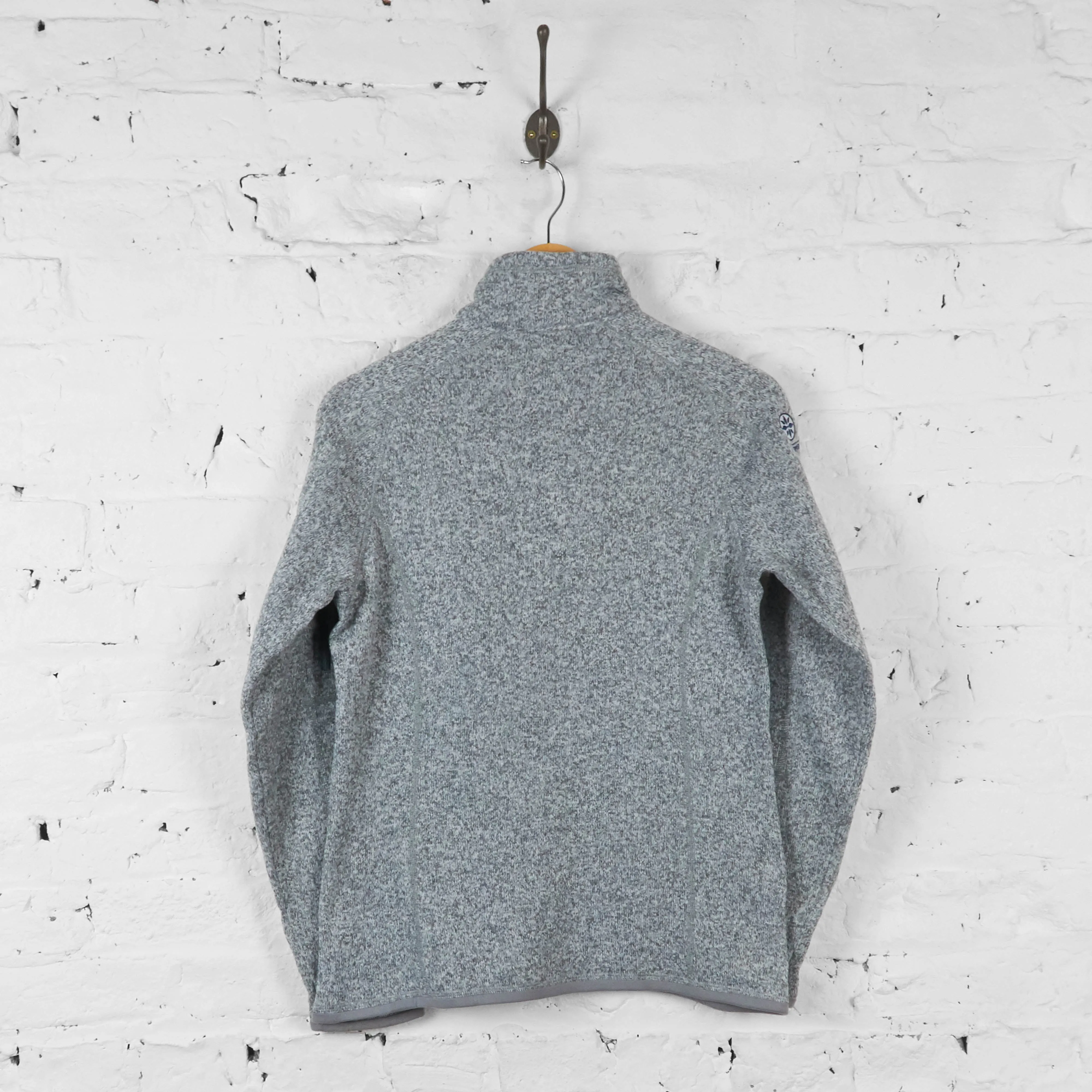 Vintage Women's _Patagonia 1/4 Zip Fleece  - Grey - M