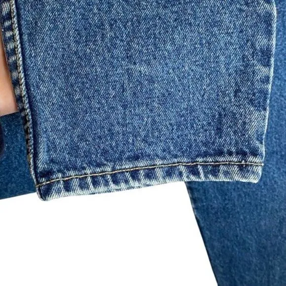 VTG Lawman Womens Tapered Leg‎ Jeans Sz 12 Blue 27&quot; Waist Western 90s High Rise