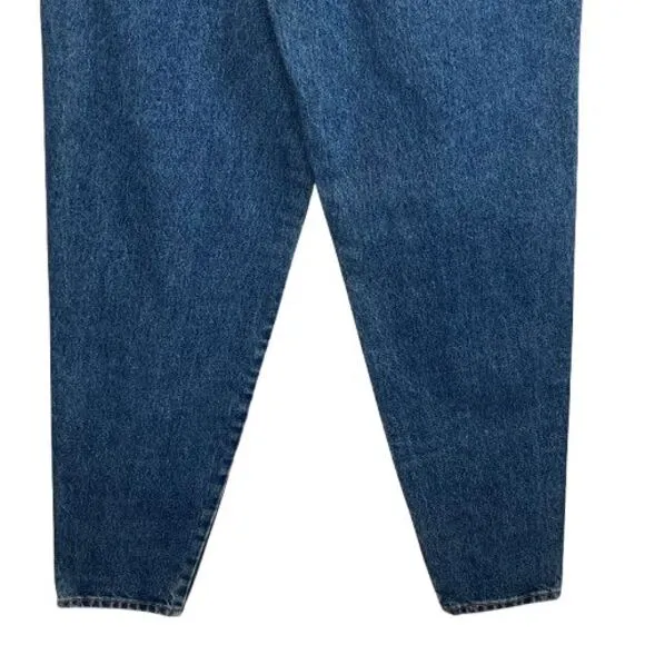 VTG Lawman Womens Tapered Leg‎ Jeans Sz 12 Blue 27&quot; Waist Western 90s High Rise