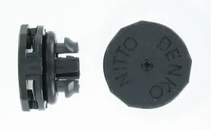 Waterproof Mini Vent clip-in Plastic black IP67
