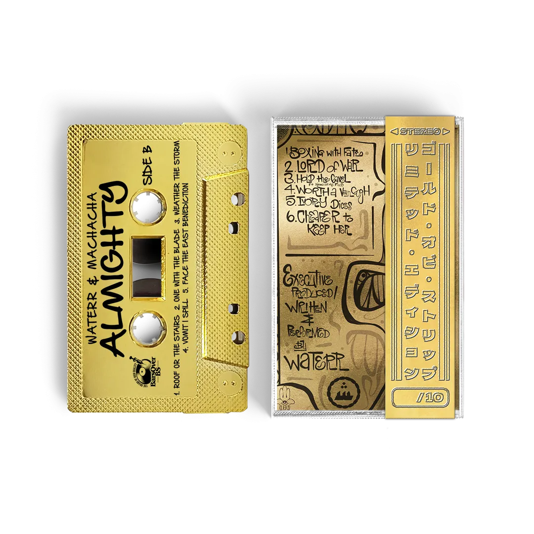 WateRR x Machacha - Almighty (Gold BarsOverBS Tape With Obi Strip) (ONE PER PERSON)