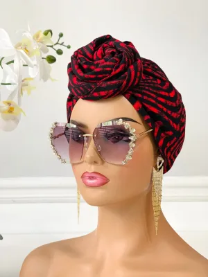 Wavy 2-Piece Headwrap | Bonnet Headwrap