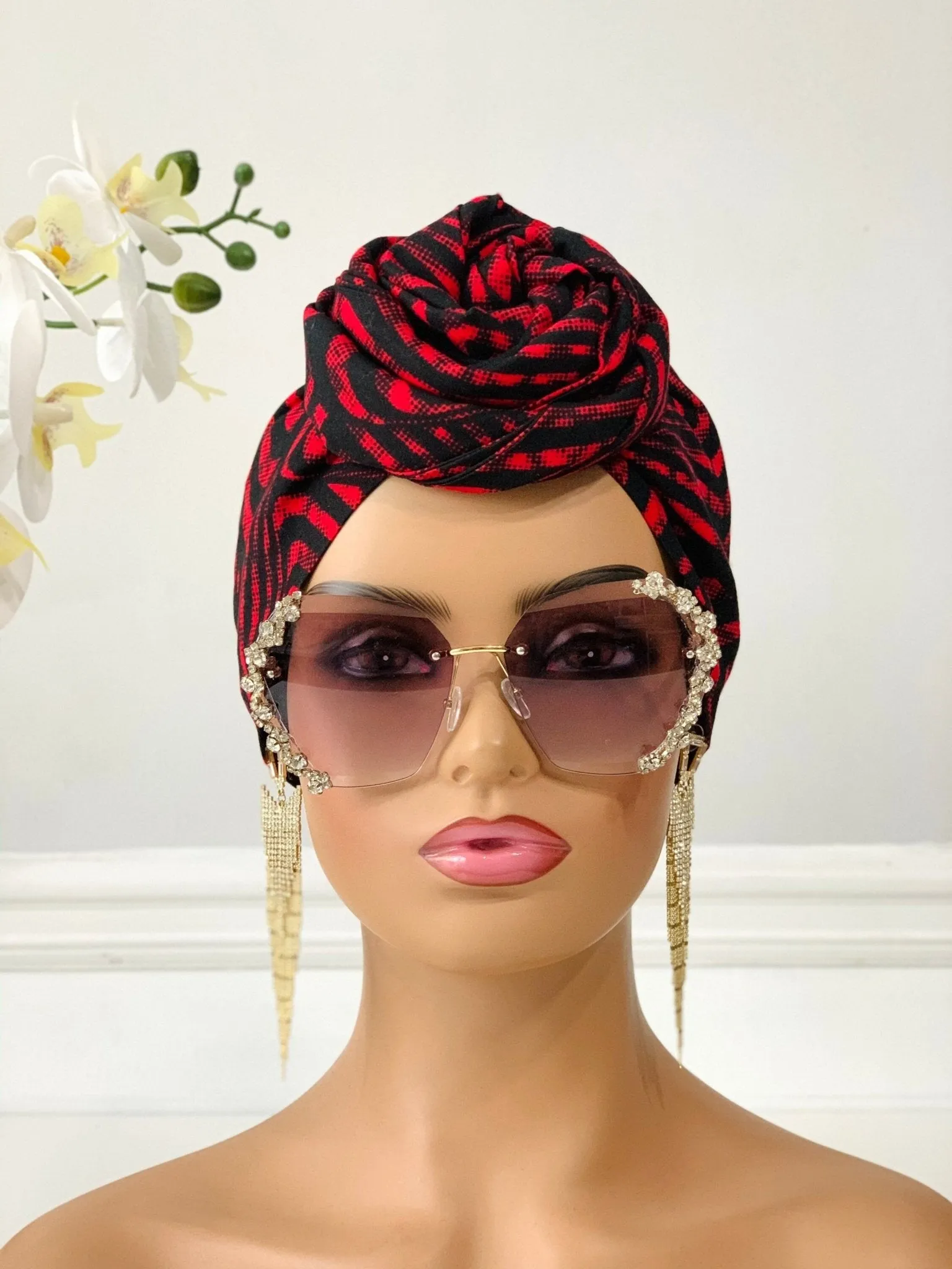 Wavy 2-Piece Headwrap | Bonnet Headwrap