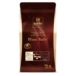 White Chocolate "Blanc Satin" 5kg pack of Pistoles - 29.2%