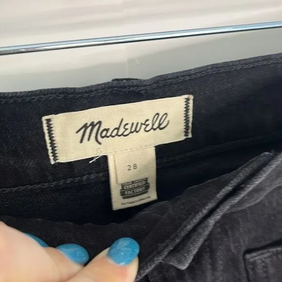 Womens Madewell The Denim Emmet Short Patch Pocket Edition Size 28