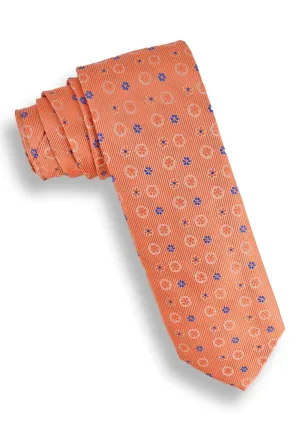 XMI Spaced Daisy Platinum Tie