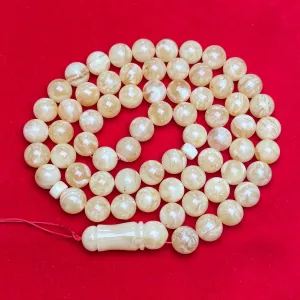 YELLOW/WHITE AMBER MISBAHA 11,3mm 55,1g