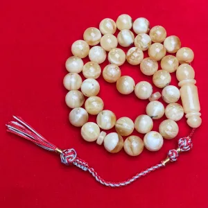 YELLOW/WHITE AMBER MISBAHA 11,8mm 39,5g