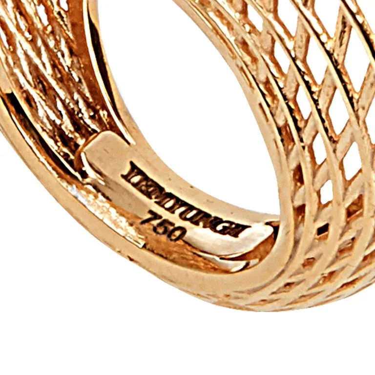 Yemyungji 18 Karat Yellow Gold Blooming Dome Ring