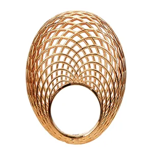 Yemyungji 18 Karat Yellow Gold Blooming Dome Ring