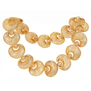 Yemyungji 18 Karat Yellow Gold Blooming Pendant Necklace